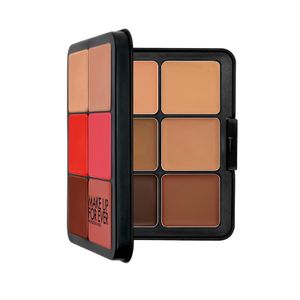 פלטה משולבת מייקאפ פוראבר  HD SKIN FACE ESSENTIALS PALETTE WITH HIGHLIGHTERS (Tan to Deep)