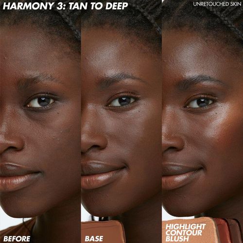 פלטה משולבת מייקאפ פוראבר  HD SKIN FACE ESSENTIALS PALETTE WITH HIGHLIGHTERS (Tan to Deep)