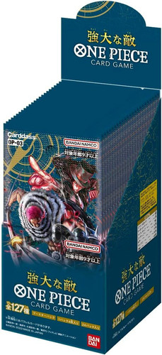 קלפי וואן פיס בוסטר בוקס יפני OP-03 Bandai ONE PIECE Card Game Booster Pack Pillars of Strength OP-03 Booster Box