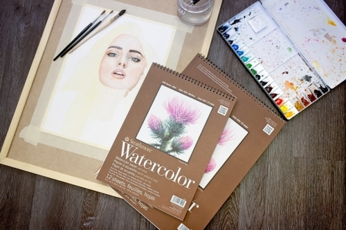 בלוק Watercolor לצבעי מים (מאוגד בדבק) Strathmore