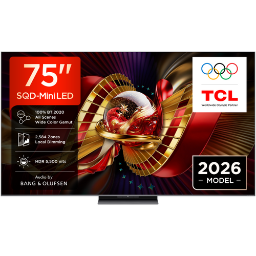 טלוויזיה 75 אינץ TCL 75C8L 144Hz SQD-Mini LED TV 4K 