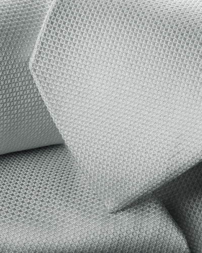 עניבה - Ice blue textured silk tie