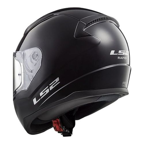 קסדה לאופנוע שחור מבריק LS2 FF353 Rapid  