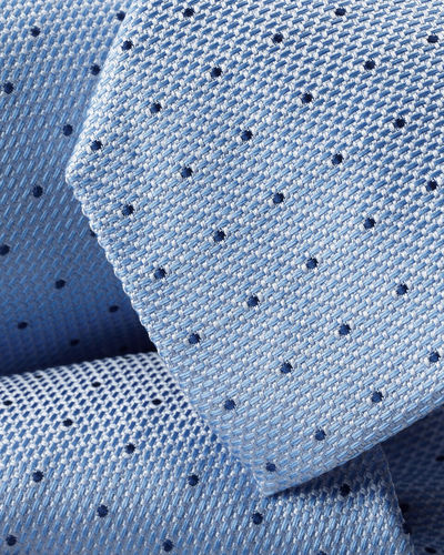 עניבה - Sky and french blue spot tie