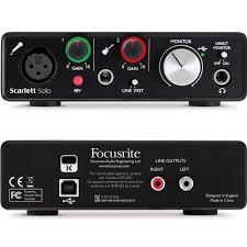 Scarlett SOLO כרטיס קול 2X2 תוצרת Focusrite G3
