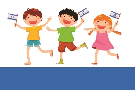 מדבקות מלבניות למיתוג אישי יום העצמאות 18 יח' 