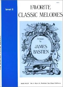 ספר תווים Favorite Classic Melodies 2 James Bastien