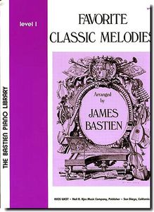 ספר תווים Favorite Classic Melodies 1 James Bastien