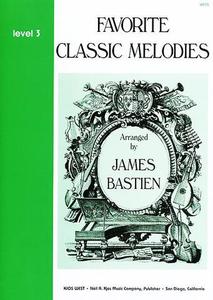 ספר תווים Favorite Classic Melodies 3 James Bastien