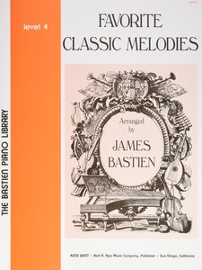 ספר תווים Favorite Classic Melodies 4 James Bastien