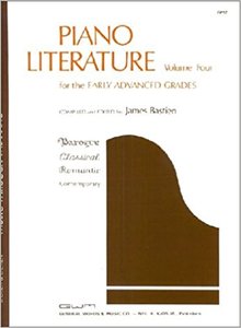 ספר תווים Piano Literature 4 James Bastien