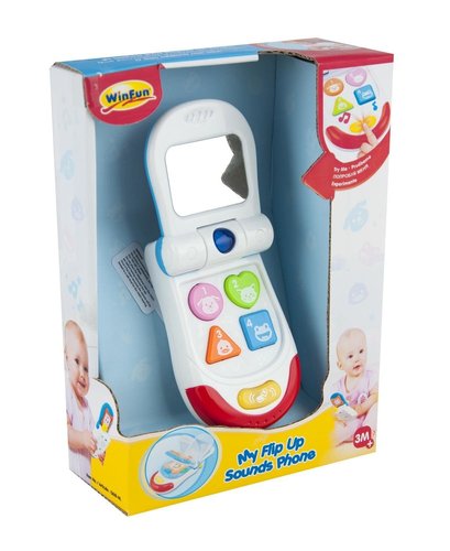 הטלפון המתקפל הראשון שלי עם אורות וצלילים