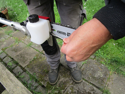 גוזם + מסור שרשרת טלסקופי, חשמלי GC-HC 9024 תוצרת EINHELL