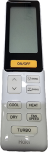 שלט למזגן הייר אינוורטר Haier Inverter HA 