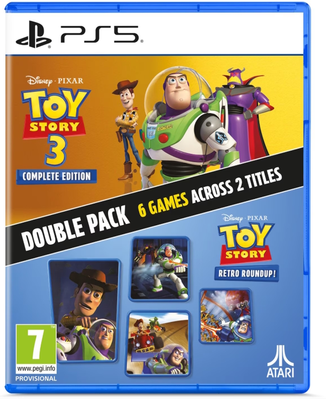 Toy Story: Retro Roundup! + Toy Story 3 Complete Edition Double Pack PS5  הזמנה מוקדמת 