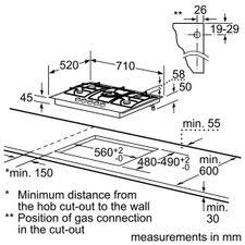 כיריים גז סימנס זכוכית שחורה דגם EP716QB91Y