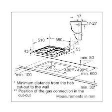 כיריים גז סימנס צבע לבן דגם EB612HB80Y