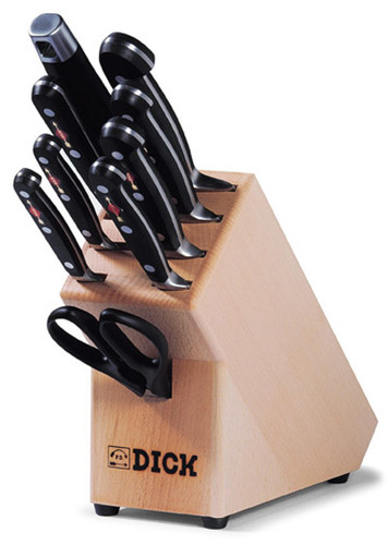 בלוק עץ עם סכינים מחוזקים DICK 