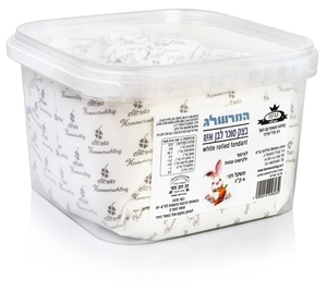 בצק סוכר 4 ק"ג לבן המרשלג