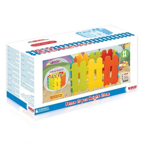 גדר מודולארית גבוהה מפלסטיק קשיח 10 חלקים 420 ס