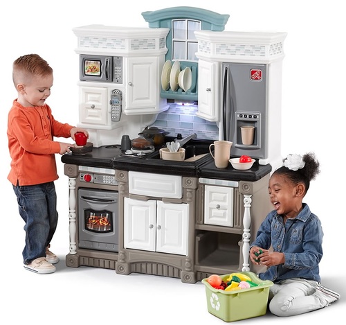 מטבח לילדים דגם לייף סטייל חלומי עם 37 אביזרי משחק 8521