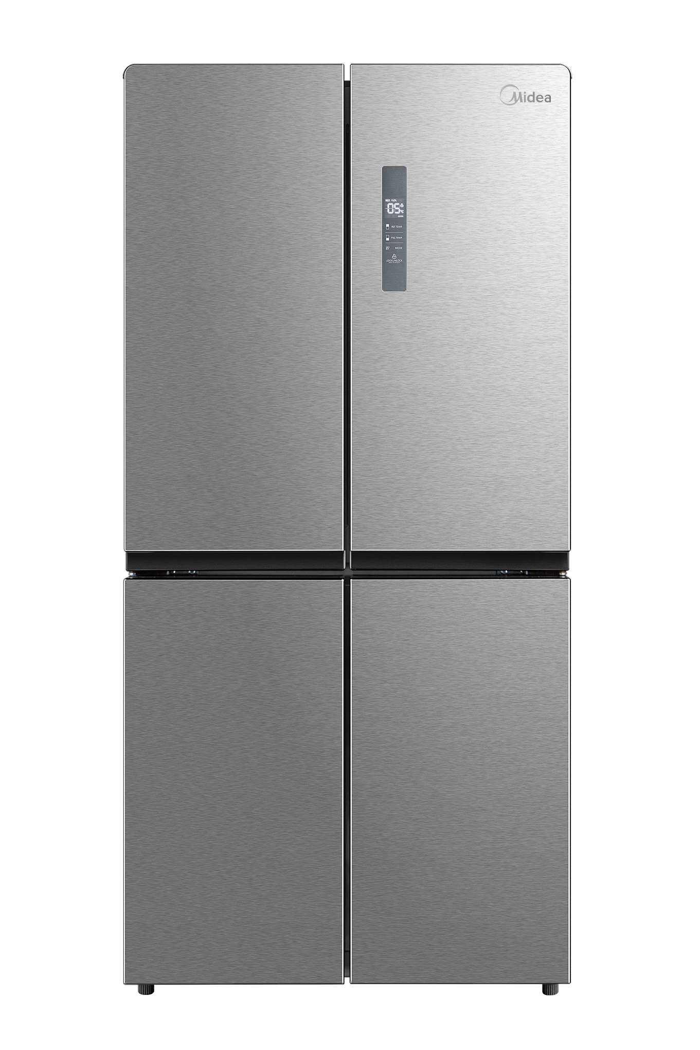 מקרר 4 דלתות 482 ליטר נירוסטה HQ-627WEN 6327 MIDEA