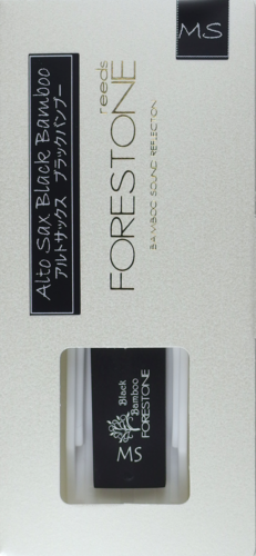 עלה היברידי בחיתוך צרפתי לסקסופון אלט מסדרת Black Bamboo מבית Forestone 