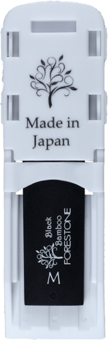 עלה היברידי בחיתוך צרפתי לסקסופון אלט מסדרת Black Bamboo מבית Forestone 