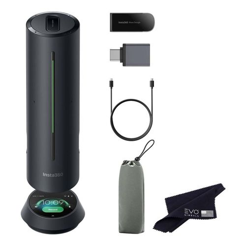 רמקול חכם עם הקלטת AI לסיכומי שיחות Insta360 Wave