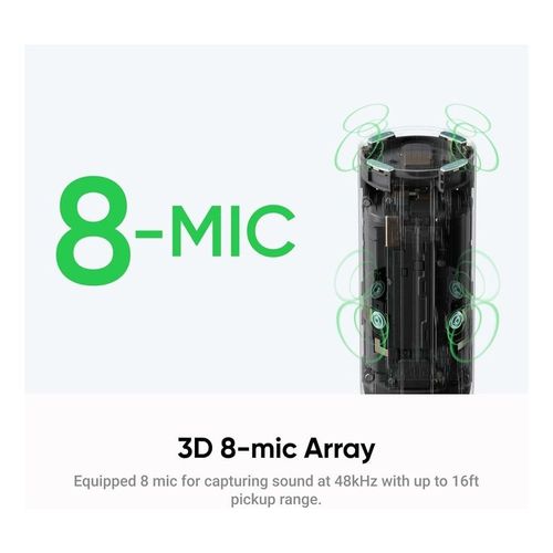 רמקול חכם עם הקלטת AI לסיכומי שיחות Insta360 Wave