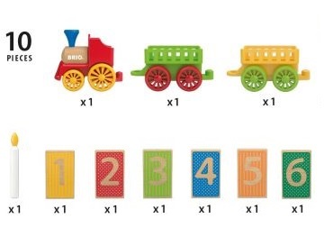 רכבת יום הולדת דלוקס 10 חלקים 30449