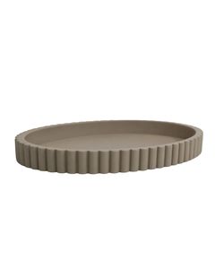 מגש בטון Flo 24X33 ס"מ  - חום טאופ