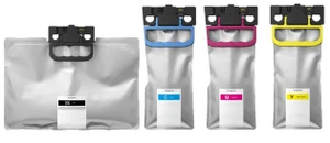 סט מיכלי דיו תואמים EPSON C13T11P140-440 (צבע 20,000 דף שחור 50,000 דף)