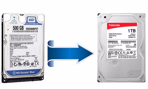 שדרוג כונן ל 1TB לפלייסטיישן 4