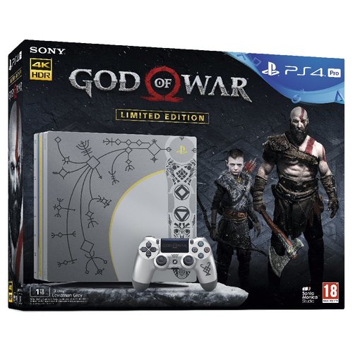 פלייסטיישן 4 PS4 PRO 1T God OF War Limited Edition 
