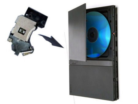 PlayStation 2 Slim החלפת עינית