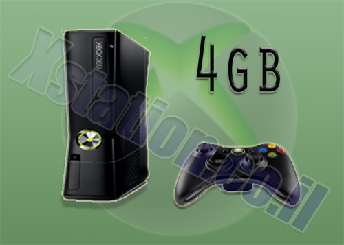 XBOX360 4GB SLIM PAL - מחודש