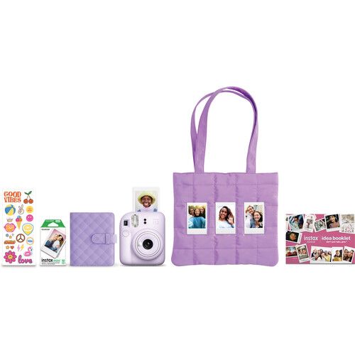 קיט מצלמה פיתוח מיידי Fujifilm Instax Mini 12 