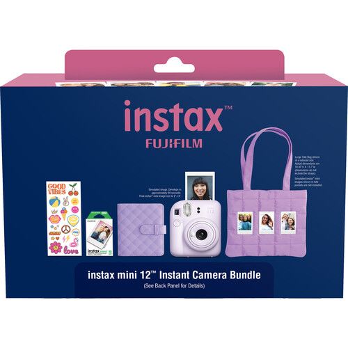 קיט מצלמה פיתוח מיידי Fujifilm Instax Mini 12 