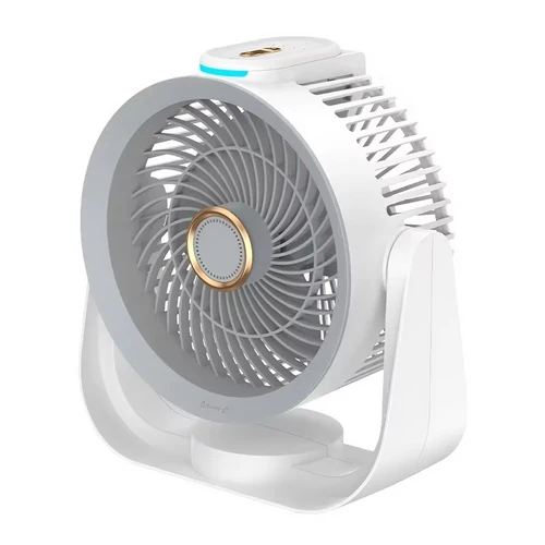 מאוורר טורבו שולחני/קיר נטען USB ותאורת לילה G10 