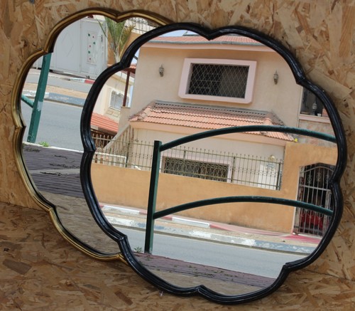 מראה  עגולה מסוגננת 70 ס