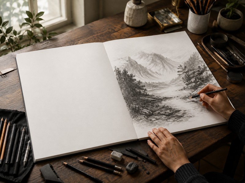 מחברת סקיצות Mont Marte Sketchbook – גודל A3 