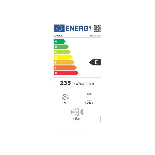 מקרר אינטגרלי 252 ליטר Gorenje NF NRKI517E42