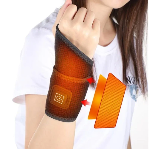 מגן פרק כף היד המחומם בחיבור USB | הקלה ממוקדת לכאבים | נוחות וחימום בכל מקום ובכל זמן
