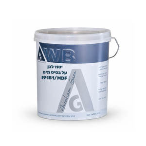 יסוד לבן על בסיס מים I9151/MDF -5KG
