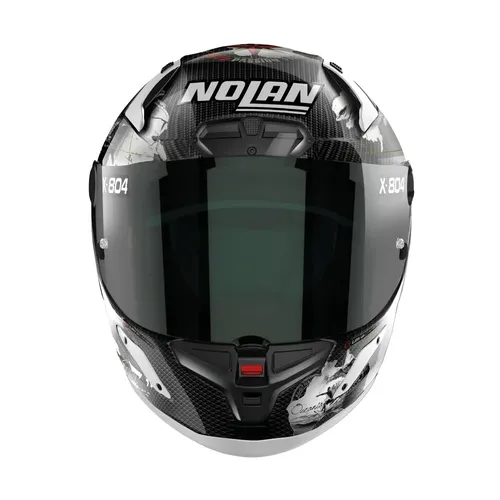 קסדה מלאה X804 R.S REPLICA מבית NOLAN שחור לבן