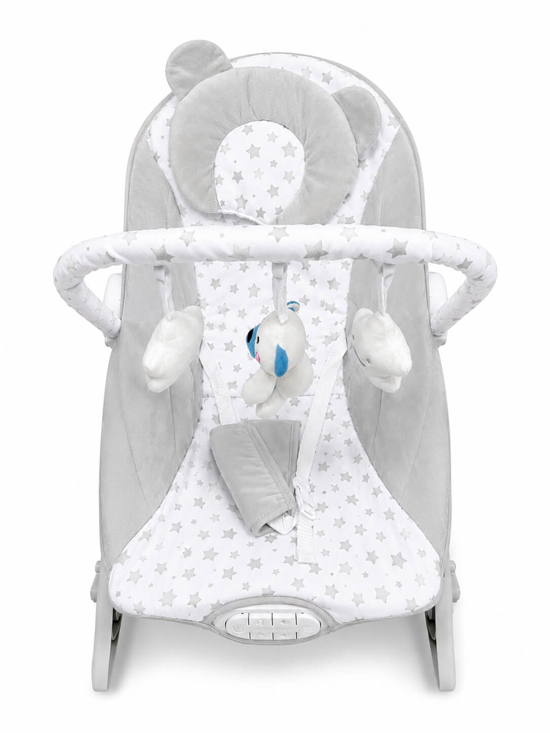 טרמפולינה ונדנדה 2 ב־1 לתינוק אפור Baby Michel