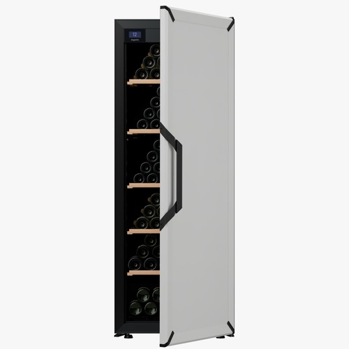 מקרר יין 225 בקבוקים לבן דלת אטומה GESL1TSDWHFCE01