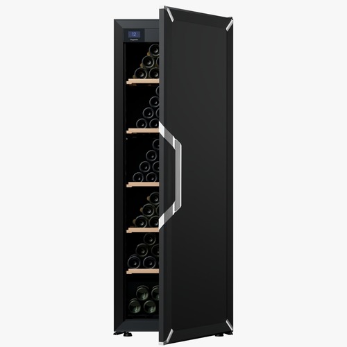 מקרר יין 225 בקבוקים שחור דלת אטומה GESL1TSDBKFCE01