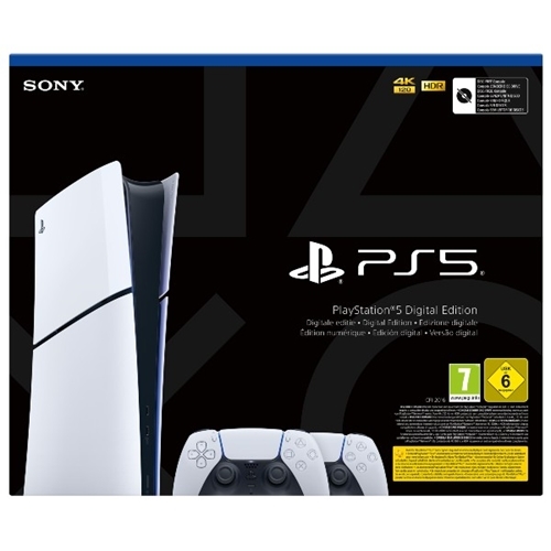 קונסולת משחק + 2 בקרים SONY PS5 דגם CFI-2016B-2DS